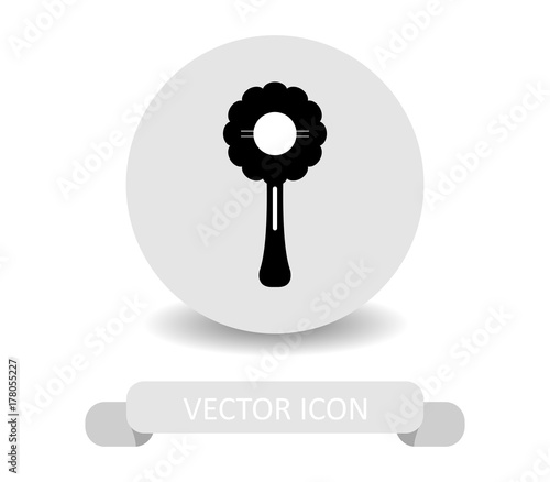 toy rattle icon
