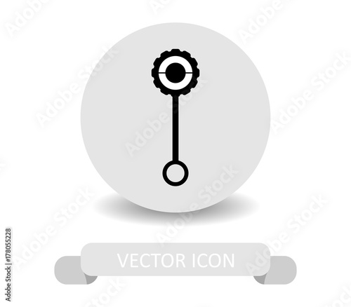 toy rattle icon