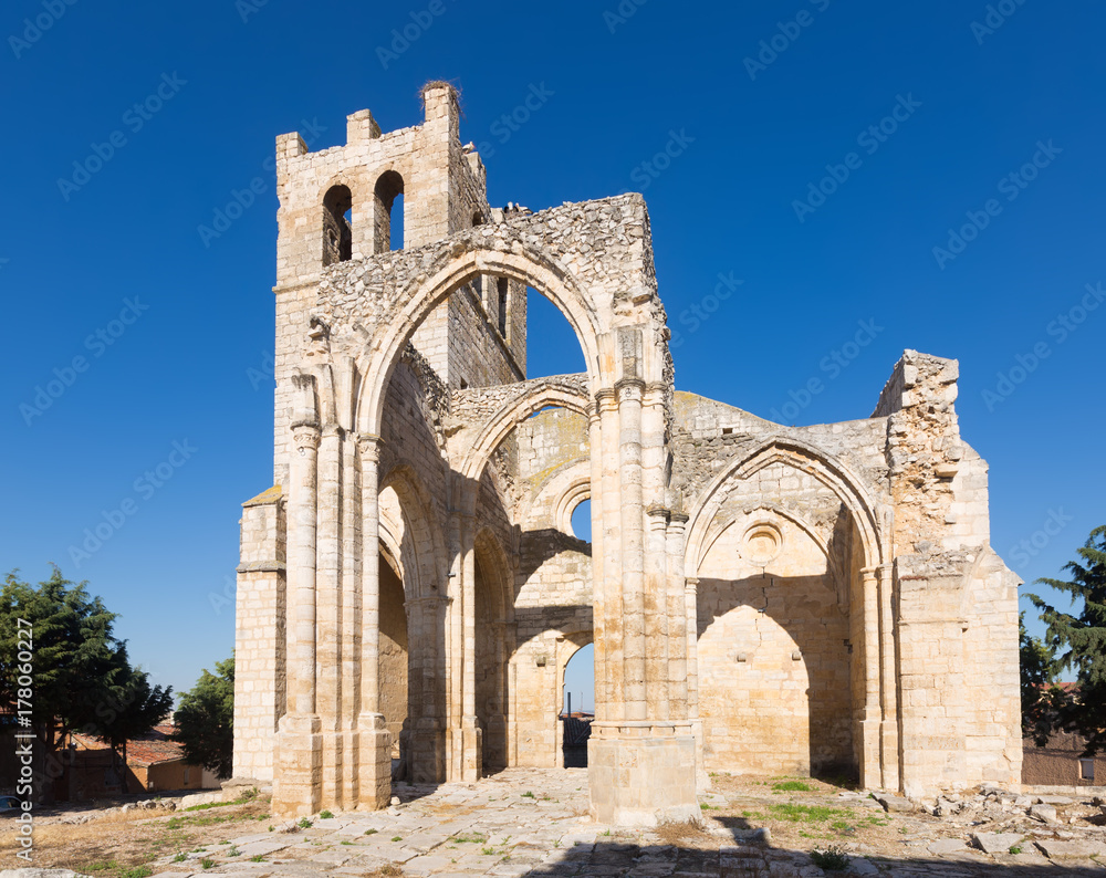 Abandoned of the  Church of Santa Eulalia in Palenzuela