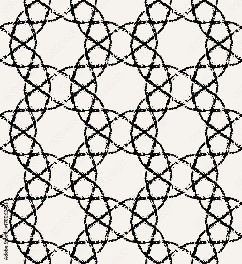 Obraz premium arabic geometric seamless ornament pattern