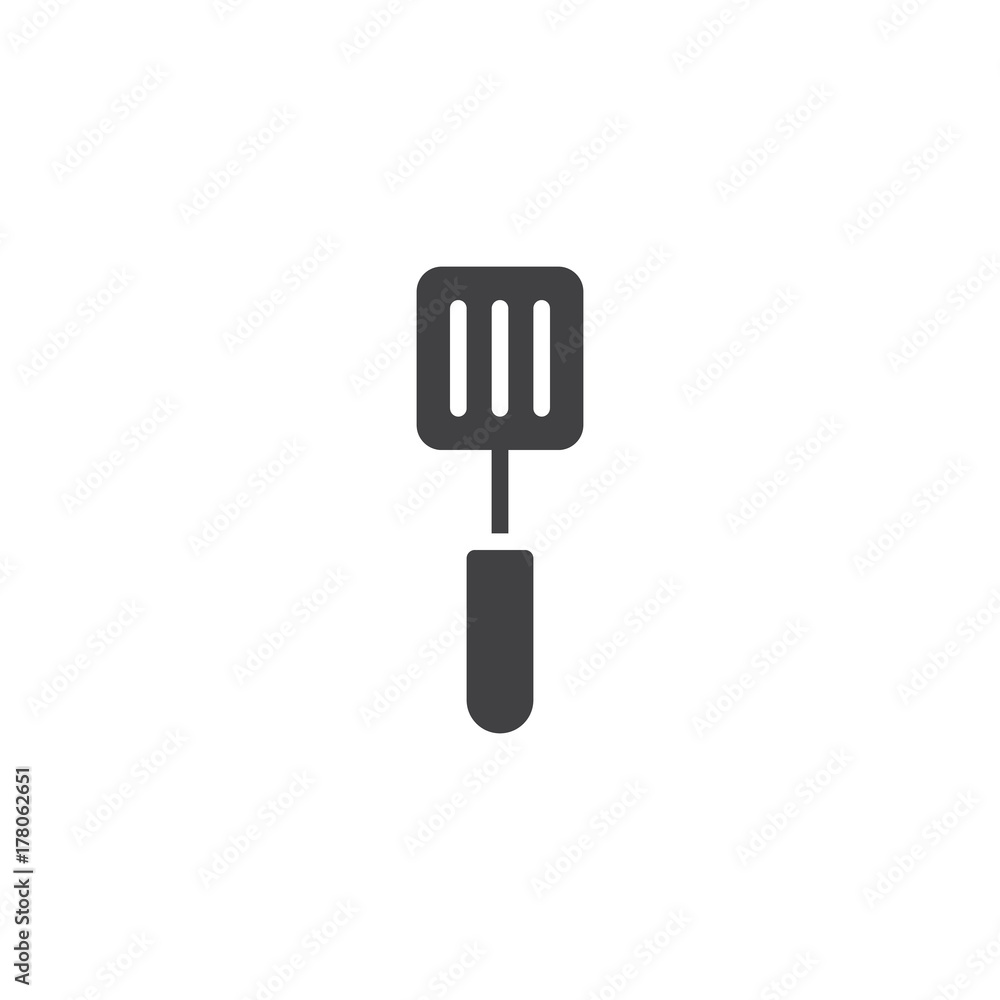 Spatula icon vector, filled flat sign, solid pictogram isolated on white. Symbol, logo illustration. Spatula icon vector, filled flat sign, solid pictogram isolated on white. Symbol, logo illustration.