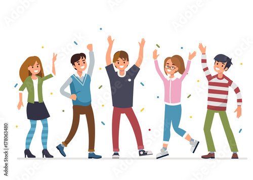 Happy people