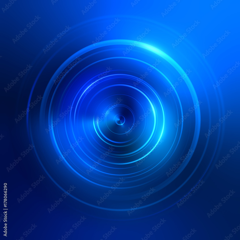 blue light circles background blue light circles background