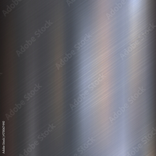 Metal  stainless steel texture background with reflection