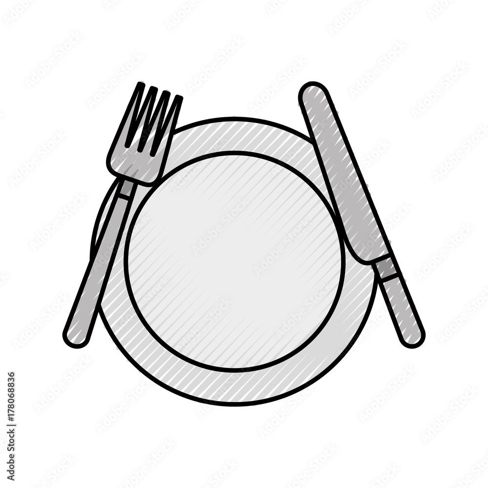 kitchenware dish knife and fork cooking kitchenware dish knife and fork cooking
