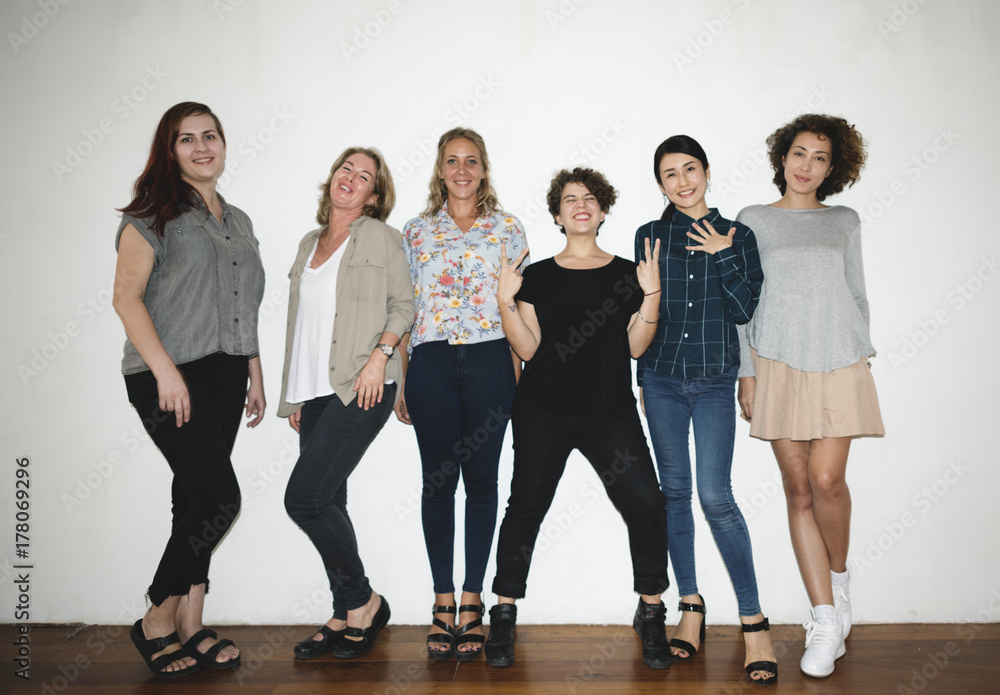 Obraz premium Diverse group of women