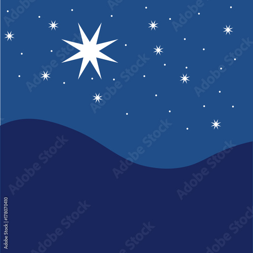 star night sky festive pattern great for winter or christmas theme