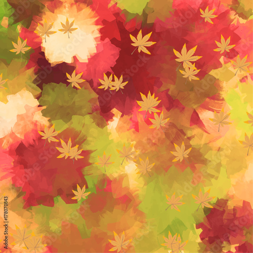 water color autum background