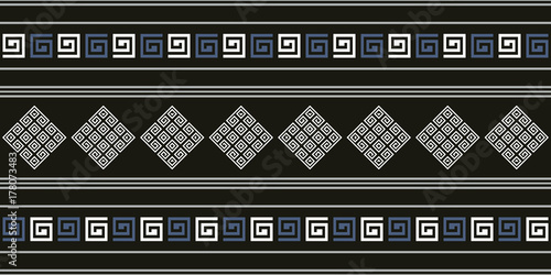 Foto Seamless vector striped pattern