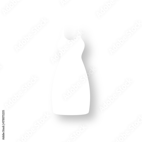 Icon mit Schatten - Abendkleid