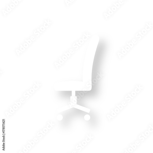 Icon mit Schatten - Stuhl