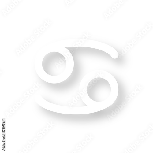 Icon mit Schatten - Krebs - Horoskop