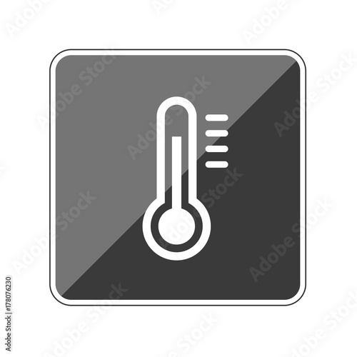 Thermometer warm - Reflektierender App Button