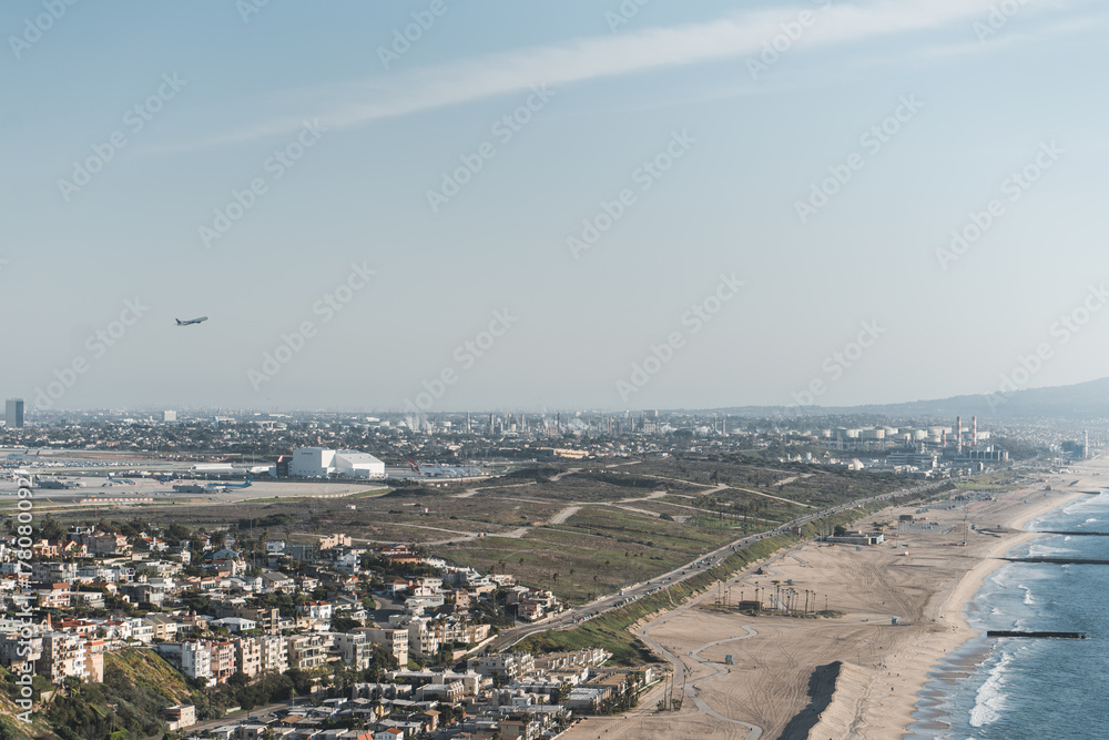 Obraz premium Luftbild - Los Angeles, California - LA LAX