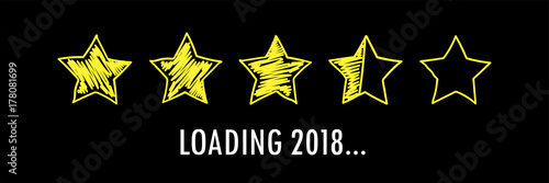 Christmas loading- schwarz