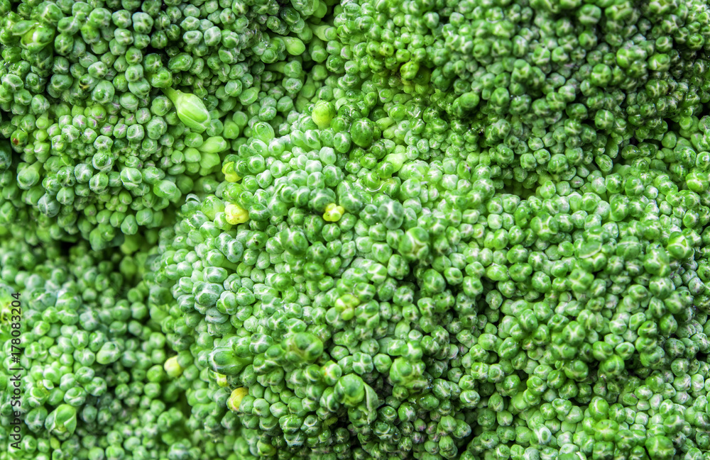 Surface texture of freshness Broccoli vegetable