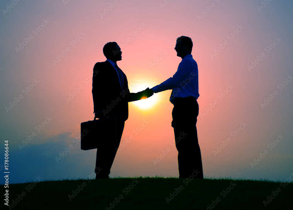 Business Handshake Greeting Deal Agreement Concept