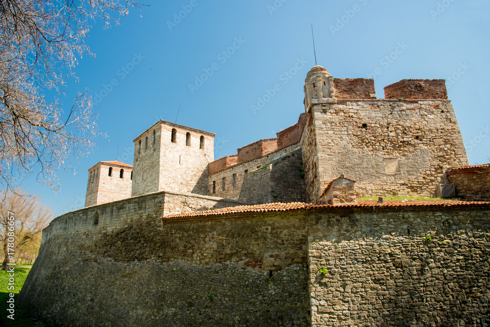 Baba Vida - old medieval fortress in Vidin, in northwestern Bulgaria. Travel to Bulgaria concept.