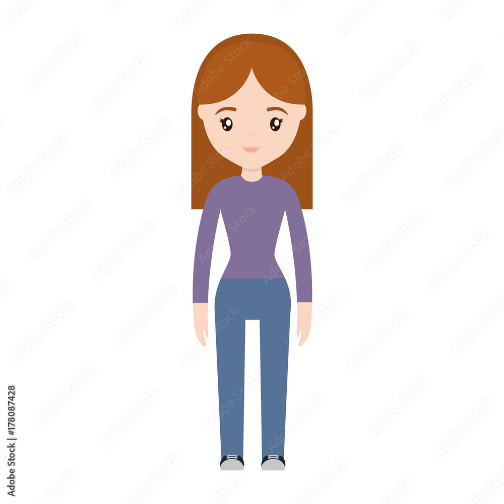 cartoon woman icon cartoon woman icon