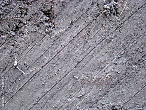 Wallpaper Mural The track from the car on the ground Torontodigital.ca