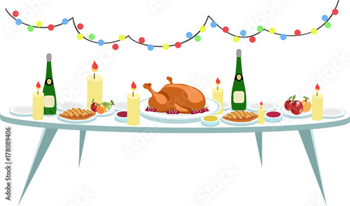 festive table