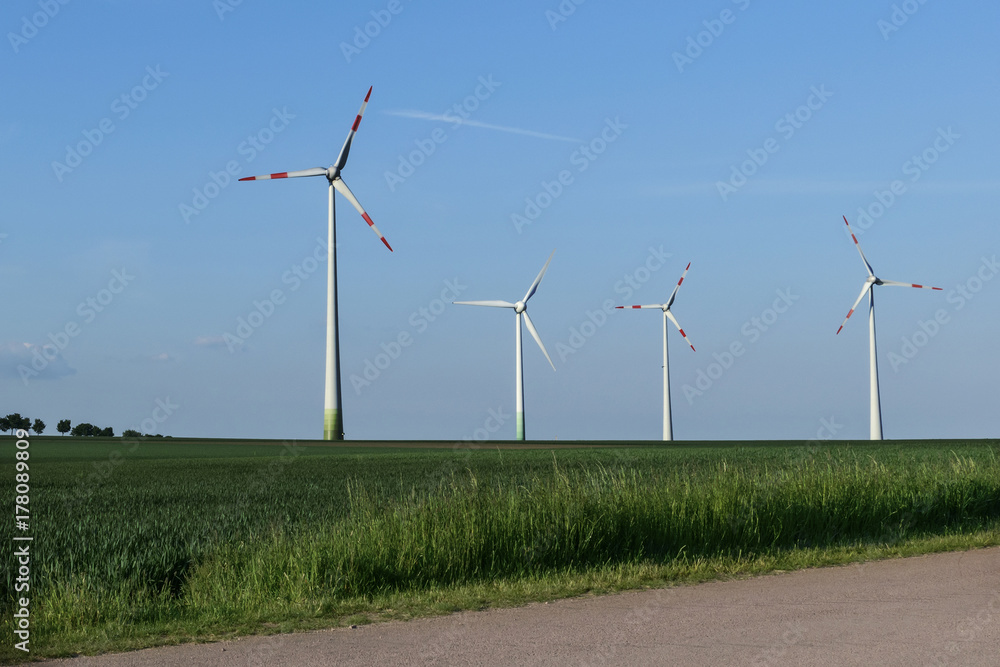 custom made wallpaper toronto digitalProduction of alternative energy, solar panels and wind generators,in summer