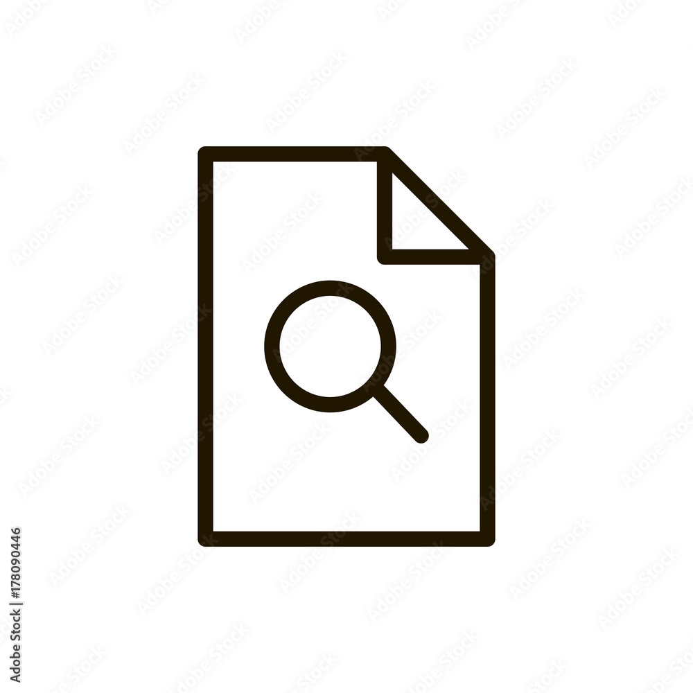 Flat line icon Flat line icon
