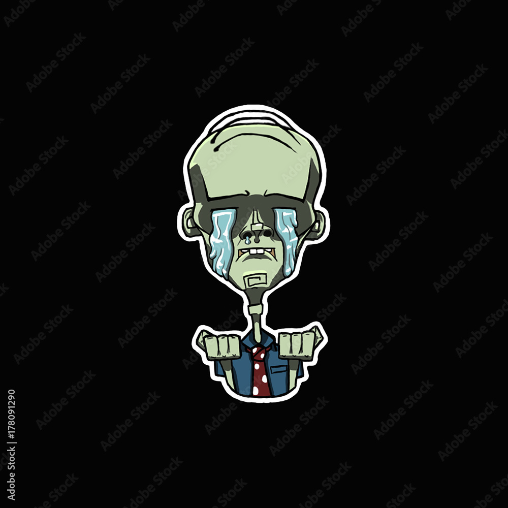 Zombie stickers are useful for creepy and fun holidays Zombie stickers are useful for creepy and fun holidays