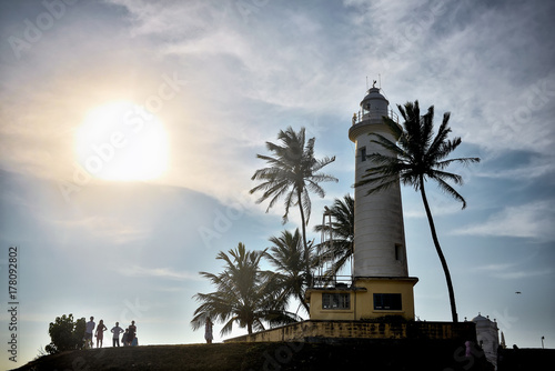 Lighthouse in Galle Sri Lanka against the sky