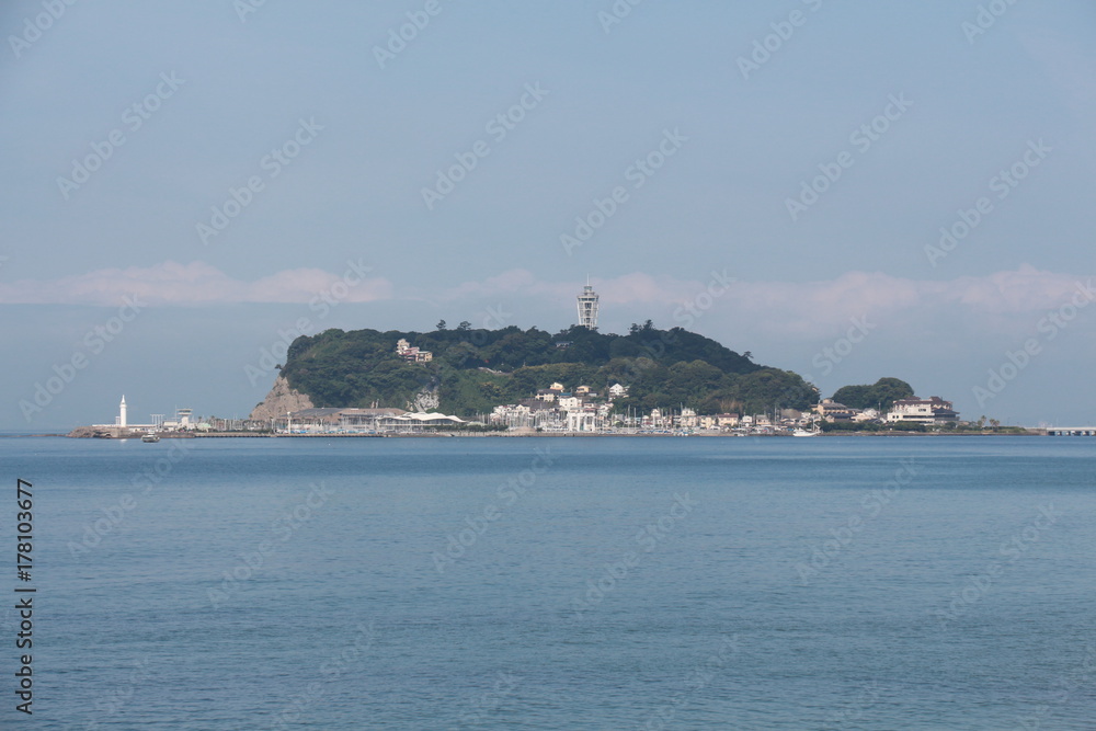 Naklejka premium 江ノ島