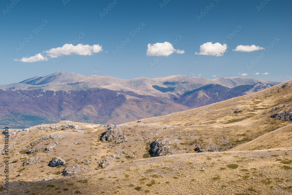 Mountain landscape on sunny day, Macedonia Mountain landscape on sunny day, Macedonia