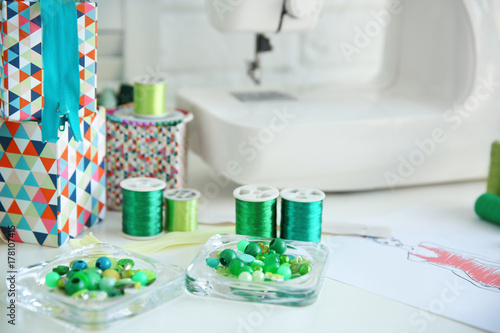 Different sewing accessorie...