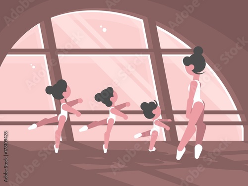 Studio of ballet school