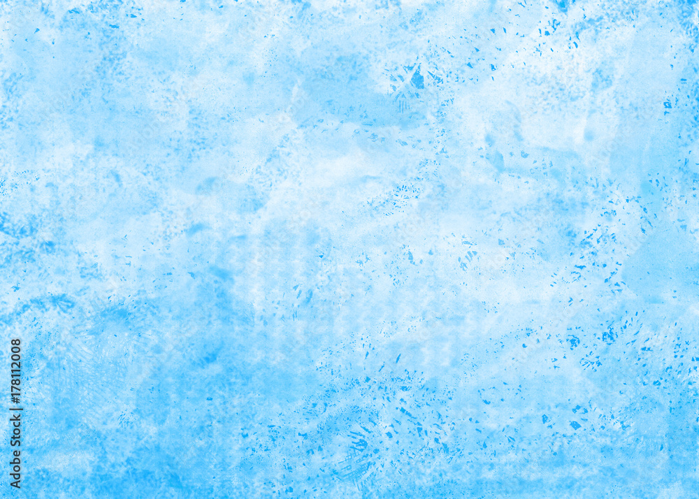 Blue watercolor background. Digital drawing. Blue watercolor background. Digital drawing.