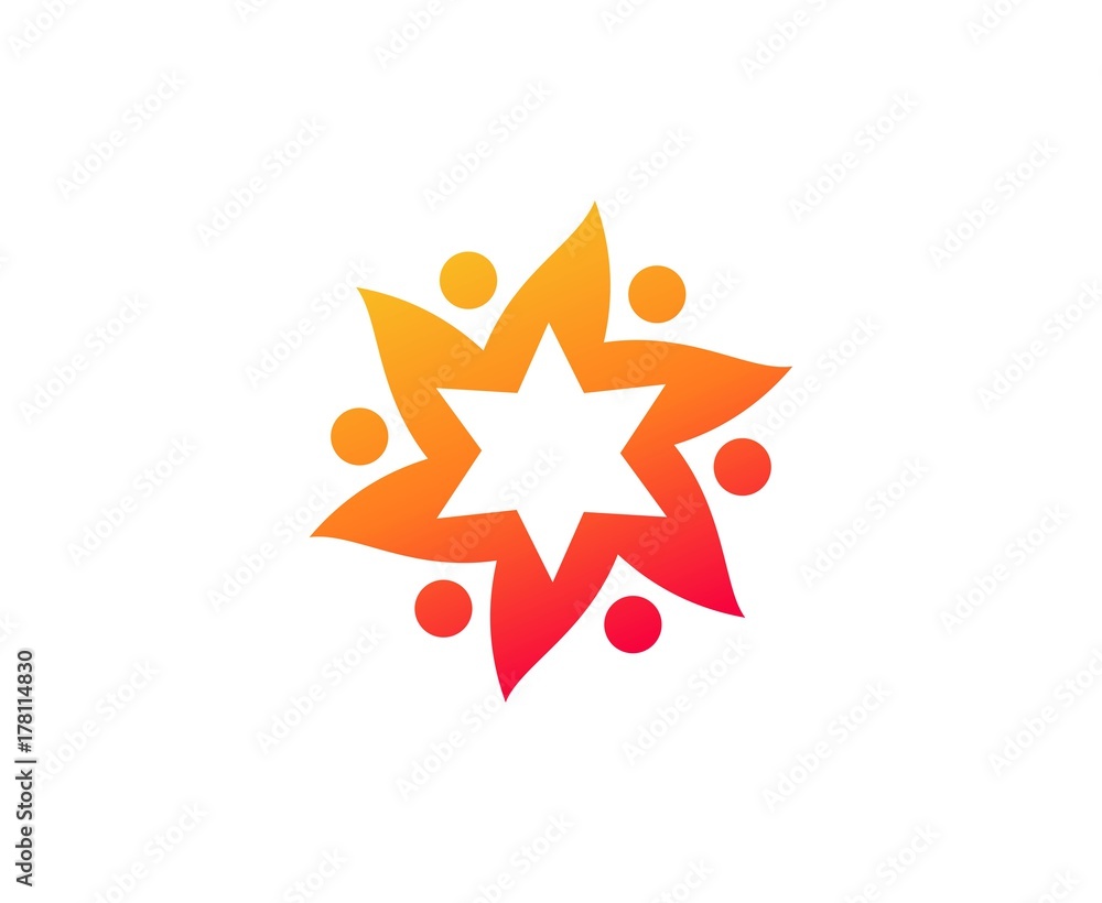 Obraz premium Flower logo