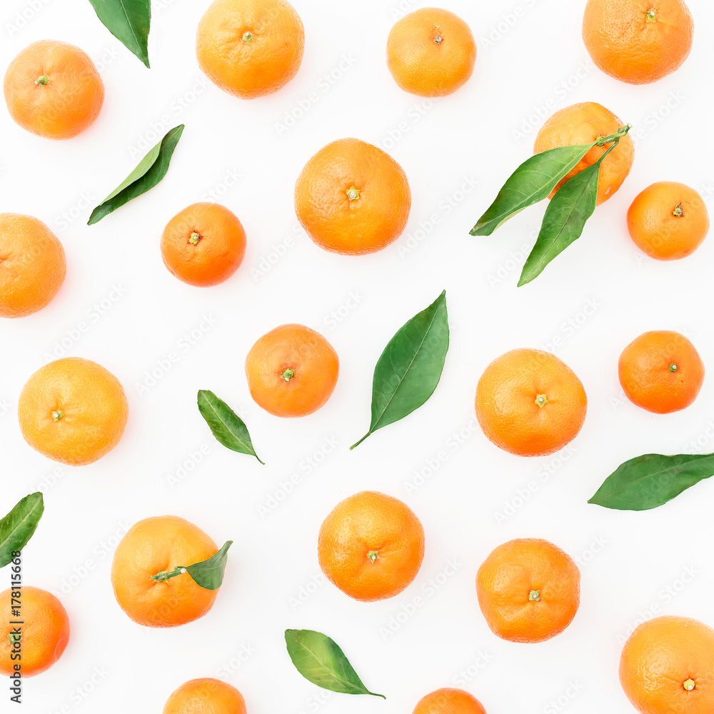 Fresh citrus isolated on white background. Fruit background. Flat lay. Top view Fresh citrus isolated on white background. Fruit background. Flat lay. Top view