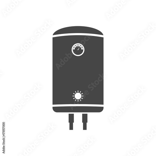 Electric boiler icon - vector Illustration 