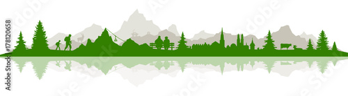 Skyline Alpen
