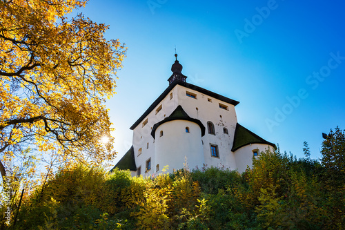 New castle – autumn in Banska Stiavnica, Slovakia, UNESCO