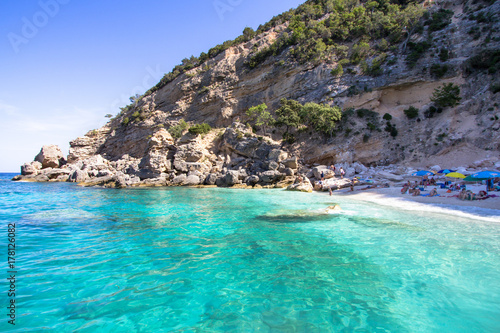 Cala Mariolu beach on the Sardinia island, Italy © robertdering