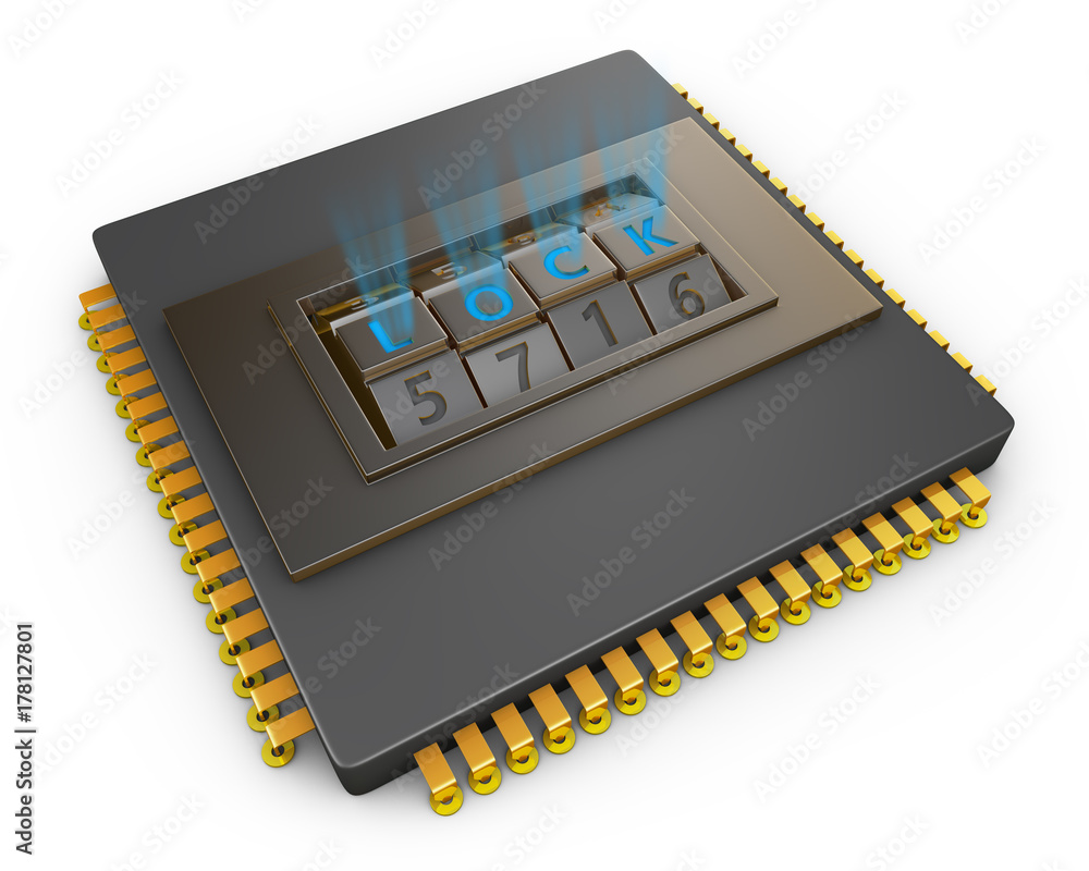 Processor and combination lock Processor and combination lock