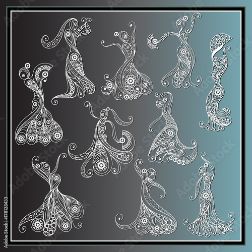 Flamenco dancers set 4
