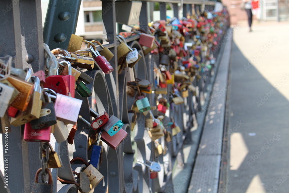 Obraz premium Frankfurt Love Locks