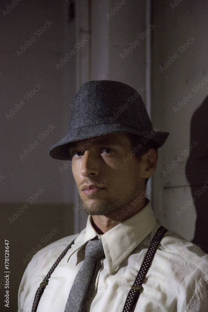 closeup portrait of a man in old fashioned clothes closeup portrait of a man in old fashioned clothes