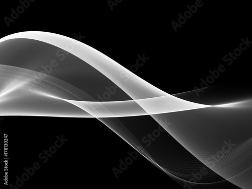 Black and White Design Abstract