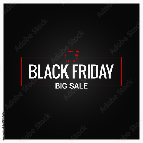 black friday logo design background