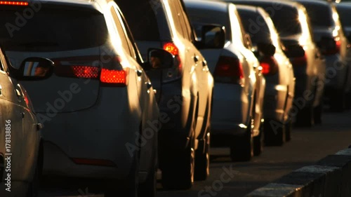 Traffic Jam in the city photo