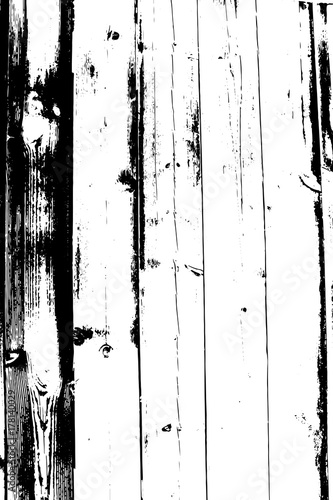 Distressed halftone grunge vector texture - old wood scratch background. Black and white vector illustration for dust overlay  creation abstract vintage effect with noise and grain.