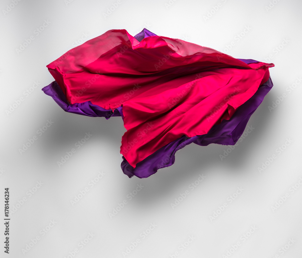 abstract red fabric in motion abstract red fabric in motion