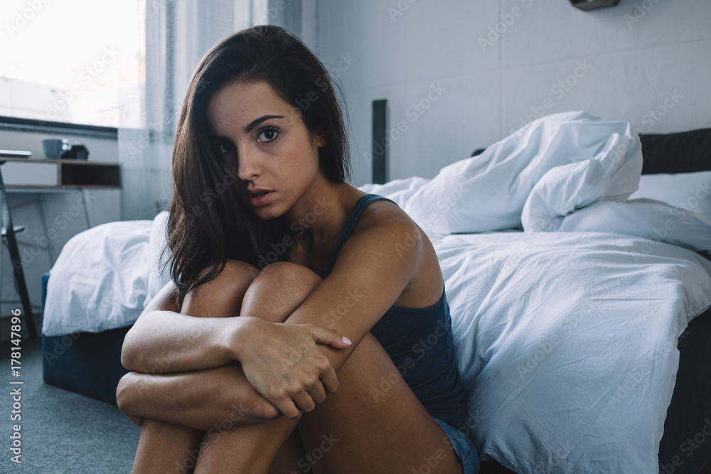 A girl in the morning A girl in the morning
